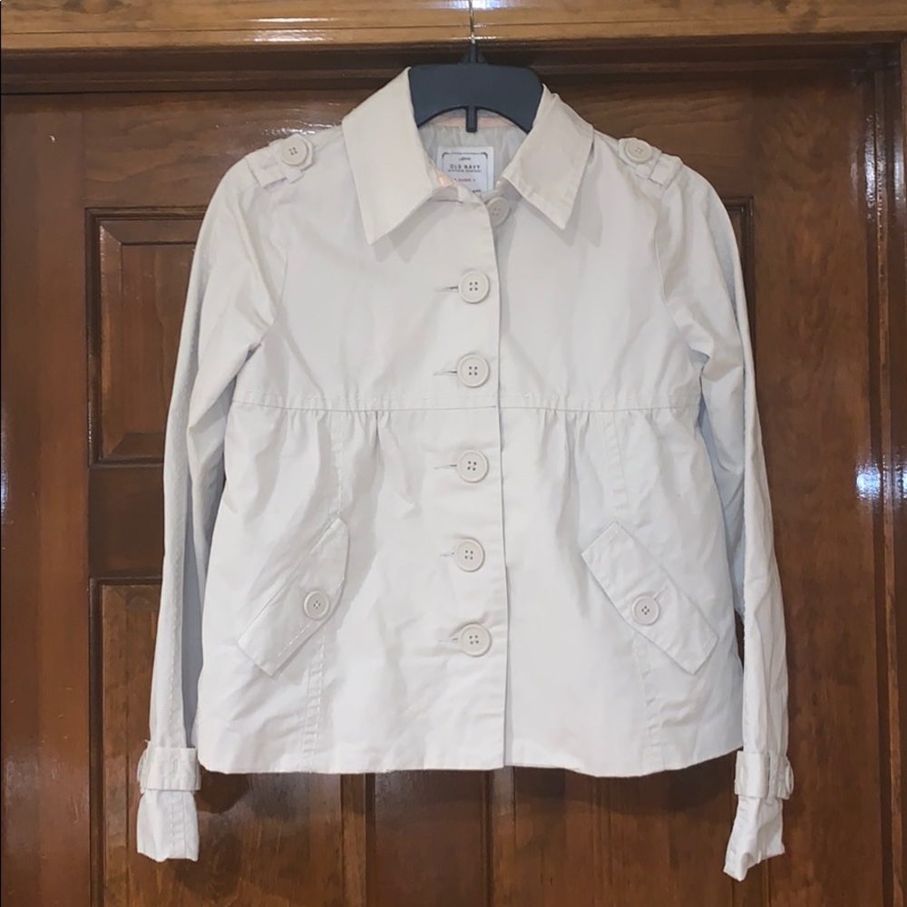 Old Navy Girls’ Size XL Khaki Dress Coat